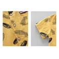 thumbnail image 4 of MIASHUI Toddler Boy Cotton Summer Short Sleeve T-Shirt and Short Set,Yellow,2-3 Years, 4 of 7