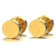 thumbnail image 1 of Barbell redondo mancuernas de acero inoxidable para hombre diseÃ±ador de joyerÃ­a perno pendientes Maya's Grace JoyerÃ­a, 1 of 1