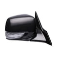 thumbnail image 2 of CarLights360 For Acura TL 2009 2010 2011 Door Mirror Passenger Side | Plastic | Clear Glass | Black Housing | Electric | Powered | Screws Attachment | Replacement For 76200TK4A01ZD, 2 of 4