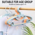 thumbnail image 2 of Up to 65% off Clearance Hooks/Hangers/Holders 10PCs Children Kids Plastic Coloured Coat Hangers Bow Clothes Hanger Kids Children, 2 of 8