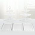 thumbnail image 2 of Juego de soportes para tartas NWK de 5 piezas con 2 soportes grandes para magdalenas de 3 niveles, 2 of 6