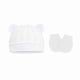 thumbnail image 1 of Newborn Baby Hats and Mittens Set Solid Color Cotton Caps Gloves for Baby Boys and Girls, Hospital Hat, 1 of 5