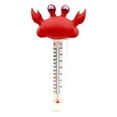 thumbnail image 1 of liraijei Floating Pool Thermometer,Cute Animals Shape Large Size Easy Read for Water Temperature with String,Shatter Resistant, for Outdoor & Indoor Swimming Pools, Spas, Hot Tubs & Aquariums Q9J8, 1 of 1