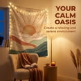 thumbnail image 5 of XaaKee Tapestry, Mid-Century Modern Serene Waves Large Tapestry, High-Quality Polyester Bedroom Tapestry For Wall Decor, Indoor Outdoor Picnic Dorm, 60x40Inch, 5 of 9