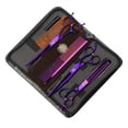 thumbnail image 1 of 4PCS/Set Dog Hair Cutting Bending And Thinning Scissors Shearing Dog Grooming Scissors Set, 1 of 7