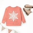 thumbnail image 3 of White Snowflake - Youth Graphic Sweatshirt, 3 of 10