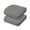 Gray, variant on BPS 21" x 21" Outdoor Dining Chair Cushion, Water Resistant Patio Seat Cushion Pads with Ties, Set of 2 - Green