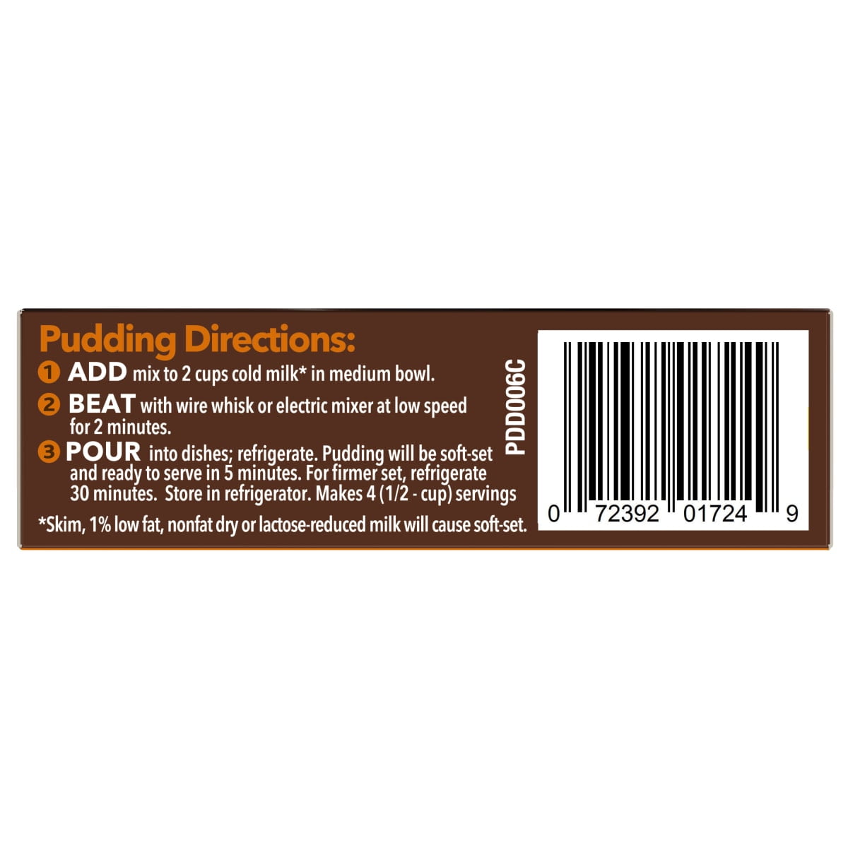 (3 pack) Dove Peanut Butter Milk Chocolate Instant Pudding Mix and Pie Filling, 4 Servings, 3.22 oz Cardboard Box