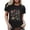Black, variant on Womens Holiday Top Short Sleeve Crew Neck Graphic Print Comfort Style Beach Vacation Clothes for Women,Light Gray,2XL