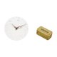 thumbnail image 5 of Reloj de pared silencioso y soporte para pañuelos de papel para el hogar, la cocina, la oficina, , el baño. Funda decorativa para papel, 5 of 8