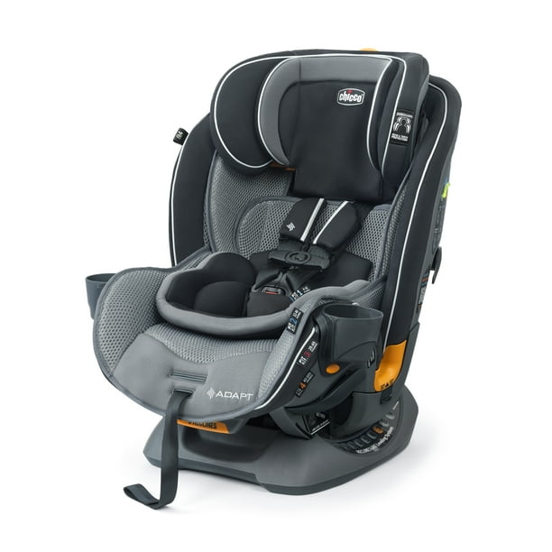 Chicco Fit4 Adapt 4in1 Convertible Car Seat, Ember (Black)