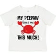 thumbnail image 3 of Inktastic My Peepaw Loves Me Boys or Girls Toddler T-Shirt, 3 of 5