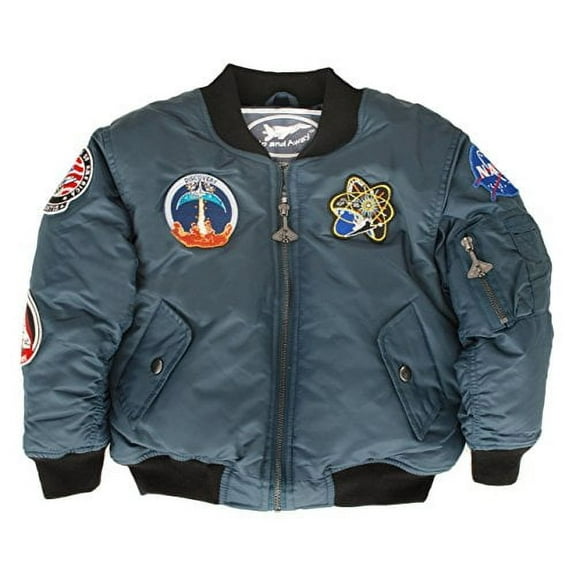 Up and Away Space Shuttle Jacket Blue 12 Months