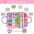 thumbnail image 4 of Montessori Learning Toys for Toddlers 1-3, Busy Board Toys for Toddler Girls 1 2 3 Year Old, Birthday Gifts Toys for 1 2 3 4 Year Old Girls, 4 of 8