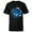 Black, variant on Stitch in Sunglasses Cool Weird and Cosmic Freestyle- Short Sleeve T-Shirt for Kids - Customized-Royal