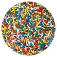 thumbnail image 2 of Rainbow Sprinkles Jimmies 11.28 oz, Rainbow Sprinkles For Cake Decorating, Cake Sprinkles, Sprinkles For Baking, Ice Cream & More, The Hampton Candy Company, 2 of 6