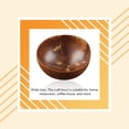 thumbnail image 3 of Naiovety Cuenco de cáscara de coco, soporte de almacenamiento, accesorio de vajilla, cuencos de comida naturales únicos, vajilla artesanal, Mostrada, 3 of 6