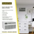 thumbnail image 3 of Durastar 8000 BTU 115V Through the Wall Air Conditioner with 4000 BTU Supplemental Heating and Wall Sleeve DRTHC081XNA1, 3 of 7
