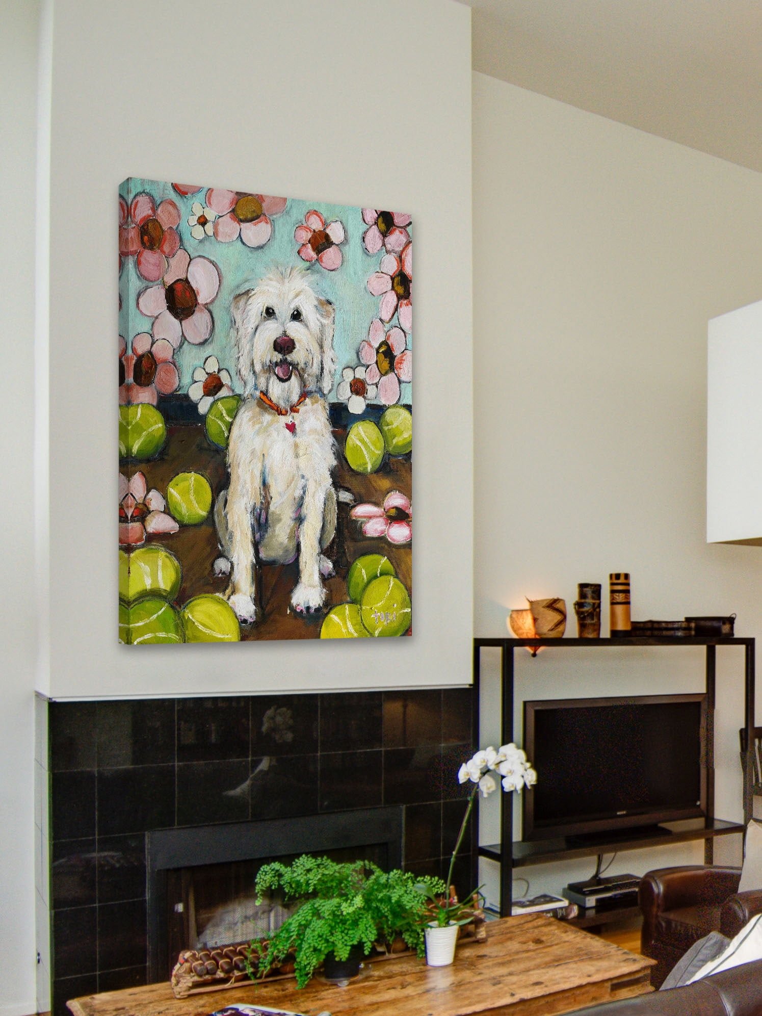 Marmont Hill "Rosie" by Tori Campisi Painting Print on Canvas