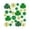 36 Pcs, variant on DAMAI St. Patrick's Vase Filler,36 Pcs Acrylic Shamrock Candy Cane Peppermint Gems Sensory Bin Fillers for Easter Xmas Centerpieces Table Decorations,Table Scatters,Christmas Craft (Green)