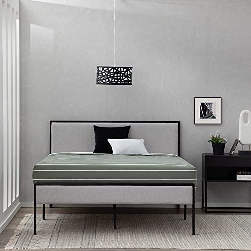 Edenbrook Gray Hudson Metal Bed Frame, Can You Put A Headboard On Dorm Bed Frames Uk