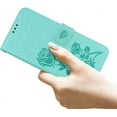 thumbnail image 2 of for Xiaomi Redmi Note 11 4G (Not 5G) Wallet Case for Women, Rose Flower Cover with Credit Card Holder Cash Pockets [Wrist Strap] Flip Phone Case for Xiaomi Redmi 11 RS Green, 2 of 14