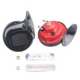 thumbnail image 2 of US 2-4Pc 300DB Super Loud Train Horn for Truck Train Boat Car 12V Waterproof Red, 2 of 5
