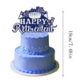 thumbnail image 4 of Blue Retirement Party Supplies Decorations Kit, Retirement Party Banner Flag Set with Paper Flower Ball Backdrop, Happy Retirement New Beginnings The Legend Theme Party Decor,A, 4 of 5
