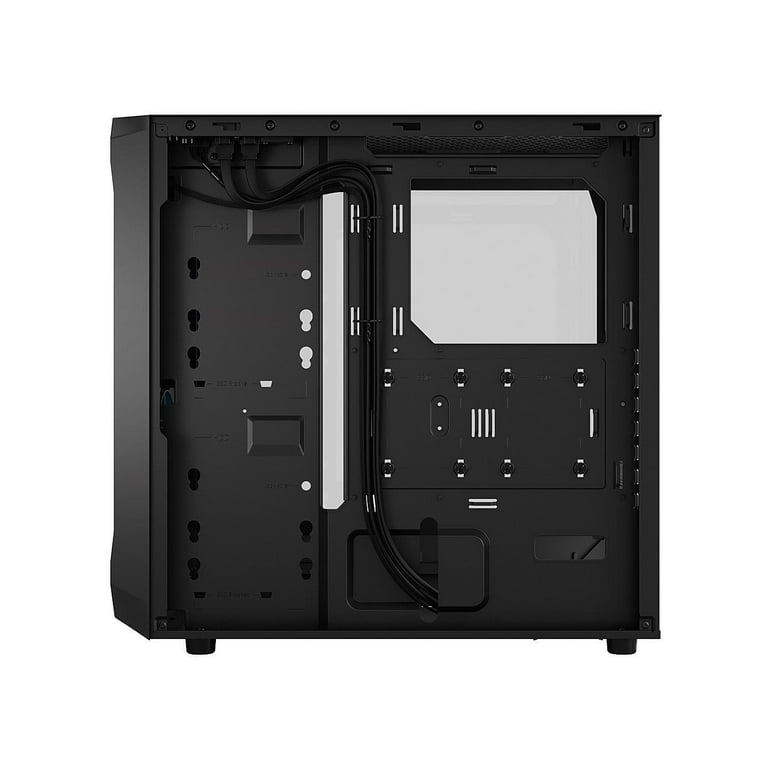 Fractal Design Focus 2 RGB TG Clear Tint Mid Tower Case - Black