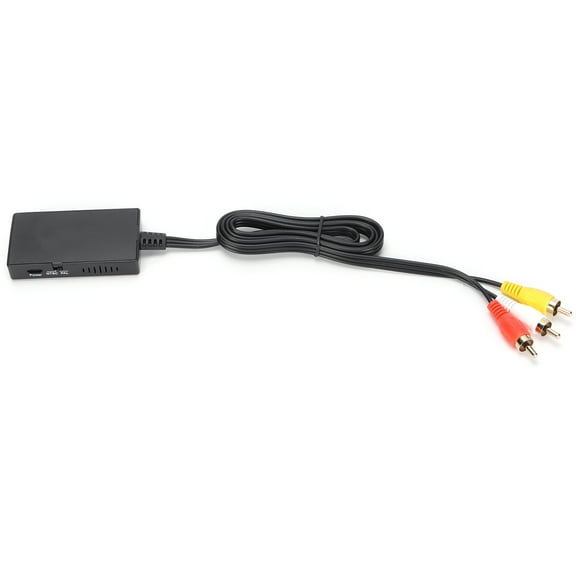 Adaptador de decodificador a televisor antiguo Bling Bling Interfaz multimedia de alta definición a convertidor de audio y vídeo