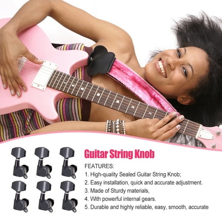 6 Pieces Guitar Tuning Peg Professional String Roller Tuner Button ...