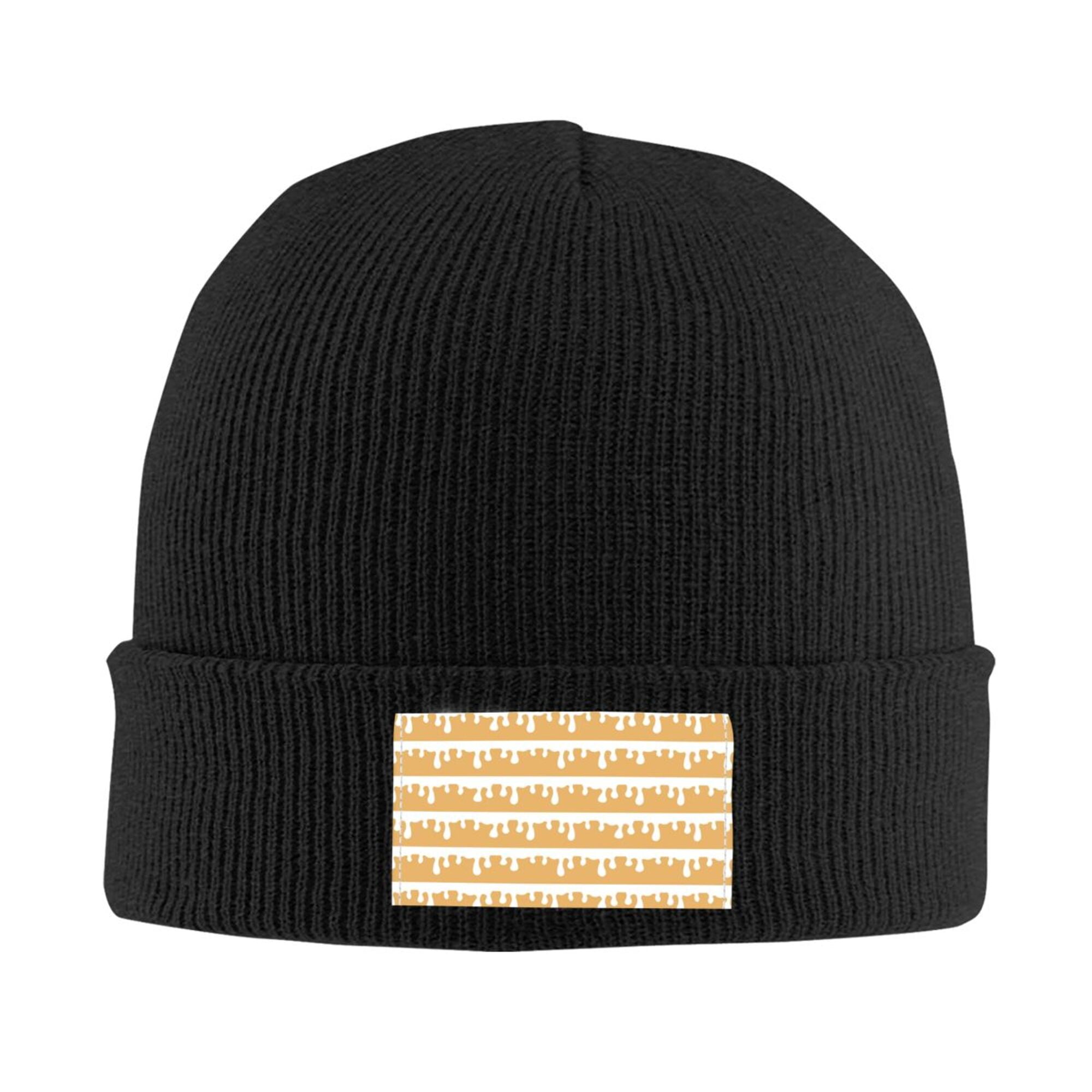 ZICANCN Vintage Ink Paint Design Knit Beanie Hat, Winter Cap