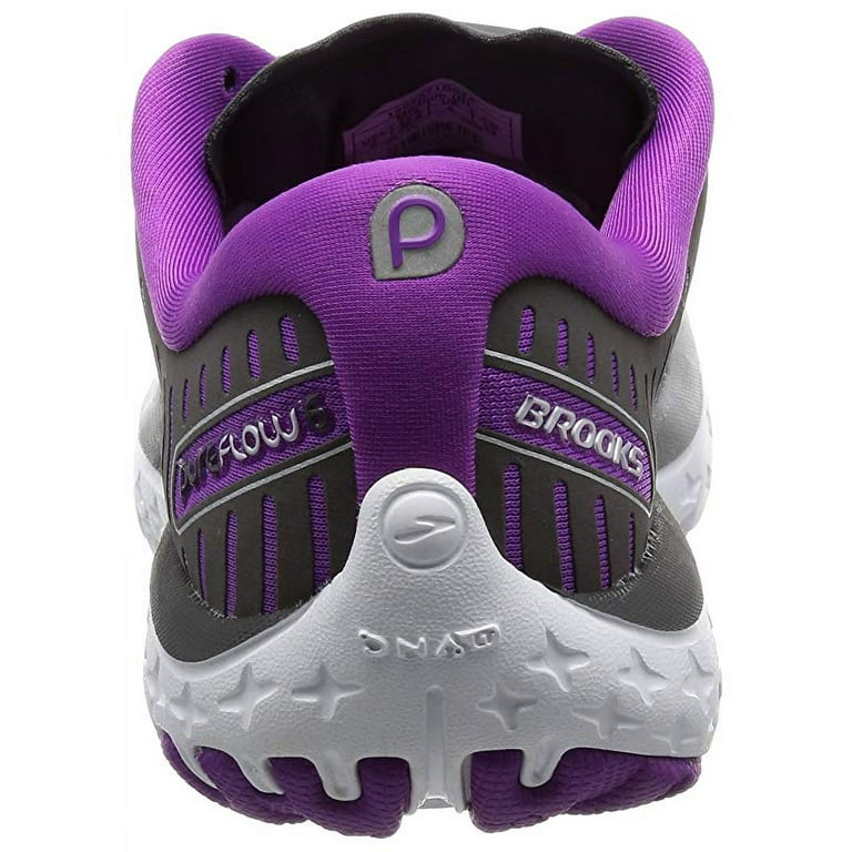 Brooks Women s PureFlow 6 Running Shoe Anthracite Silver Purple