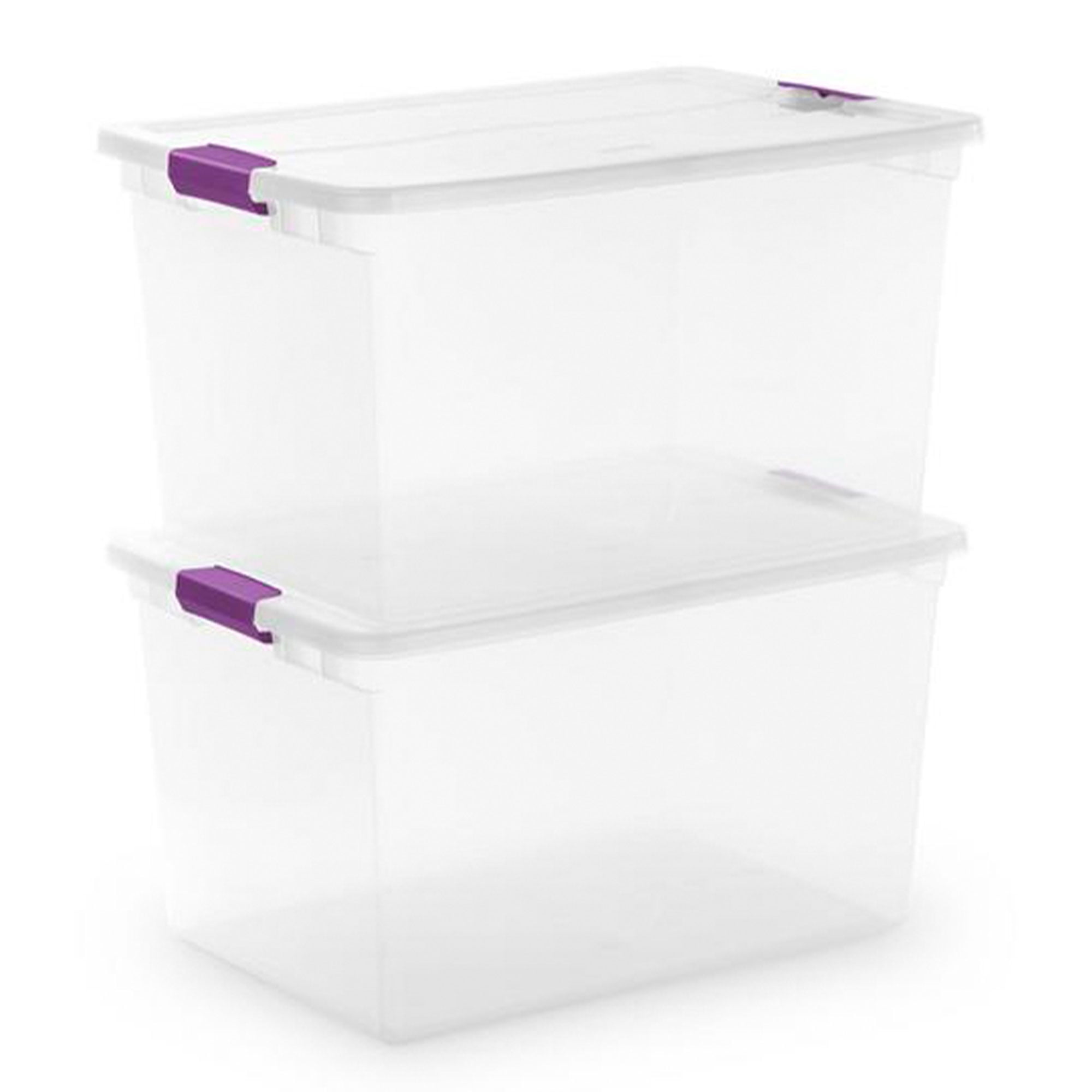 Sterilite 66 Quart ClearView Storage Tote Container with Latching Lid, (18  Pack), 18pk - Fry's Food Stores