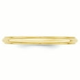 thumbnail image 3 of Primal Gold 10 Karat Yellow Gold 2.5mm Half Round with Edge Band Size 8.5, 3 of 7