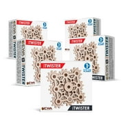 EWA Eco-Wood-Art Twister Maxi Fidget, 3D Wooden STEM Building Kit, Pack of 5