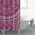 thumbnail image 4 of Sacred Symbolic Mandala Shower Curtain Ethnic Inspired Bathroom Drapes 36x72 Inch Premium Fabric, 4 of 4
