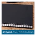 thumbnail image 5 of Wirebound Business Notebook, 1 Subject, Wide/legal Rule, Black Linen Cover, 9.5 X 6.63, 80 Sheets | Bundle of 2 Each, 5 of 5
