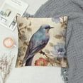 thumbnail image 2 of COMIO  Vintage Flower Bird Throw Pillow Covers Farmhouse Ink Painting Blue Robin Bird Floral Decorative Pillow Covers Square Cushion Cover for Sofa Couch, 2 of 5