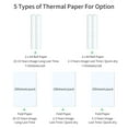 thumbnail image 4 of 2 Rolls Thermal Paper Compatible with PeriPage A40 Thermal Printer Perfect for Photo Picture Receipt Memo PDF File Webpage Printing Instant Photo Printer 210x30mm 7.45m/24.4ft, 4 of 7