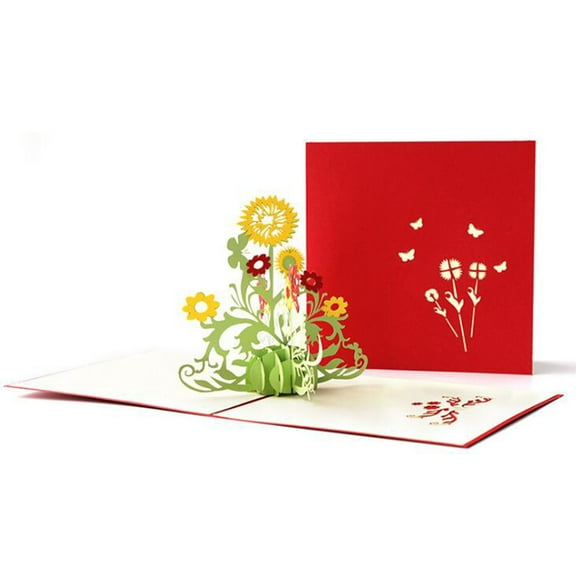 Yatlte 3D Pop-Up Greeting Card, Elegant 3D Greeting Cards, Ideal Gift for Mom, Mother, Godmother, Stepmom, Mother in law, Mommy
