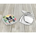 thumbnail image 3 of Border Collie Luau Compact Mirror 2.75 in x 3 in, 3 of 4