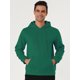 thumbnail image 2 of Sudadera con capucha con forro de felpa para hombre Sudaderas con capucha de manga larga sólida con bolsillo Verde S, 2 of 6