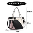 thumbnail image 2 of Fashion large-capacity artificial leather bucket bag female large-capacity soft leather shoulder bag - black, 2 of 5