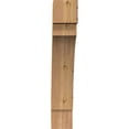 thumbnail image 2 of 6"W x 28"D x 34"H Merced Rough Sawn Knee Brace, Western Red Cedar, 2 of 4