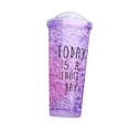 thumbnail image 2 of npkgvia cupsClearance,Summer Straw Cup Portable Double Layer Straw Portable Water Cup Ice Cuptools, 2 of 4