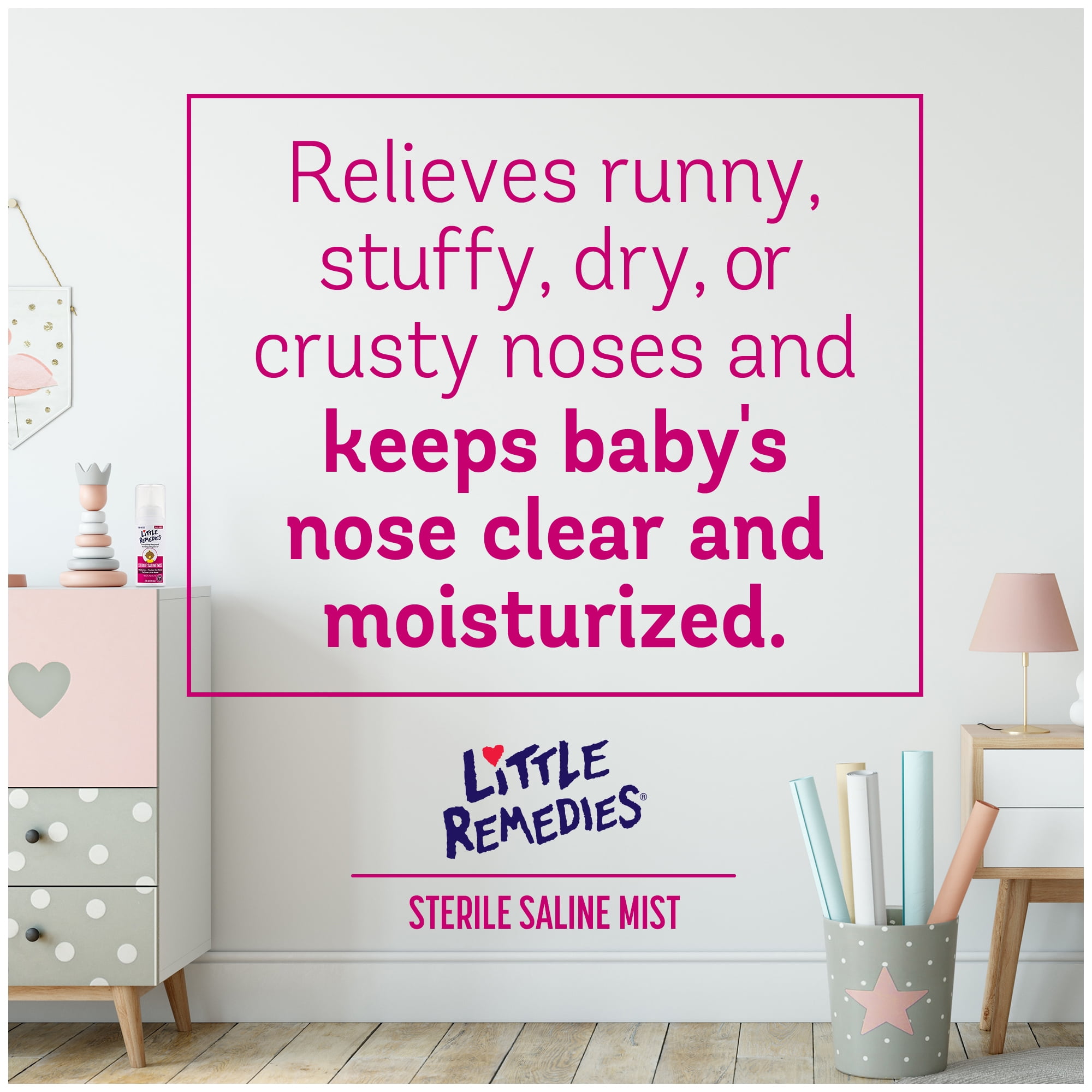 Little Remedies Sterile Saline Nasal Mist Safe For Newborns 2 Fl Oz Walmart Com Walmart Com