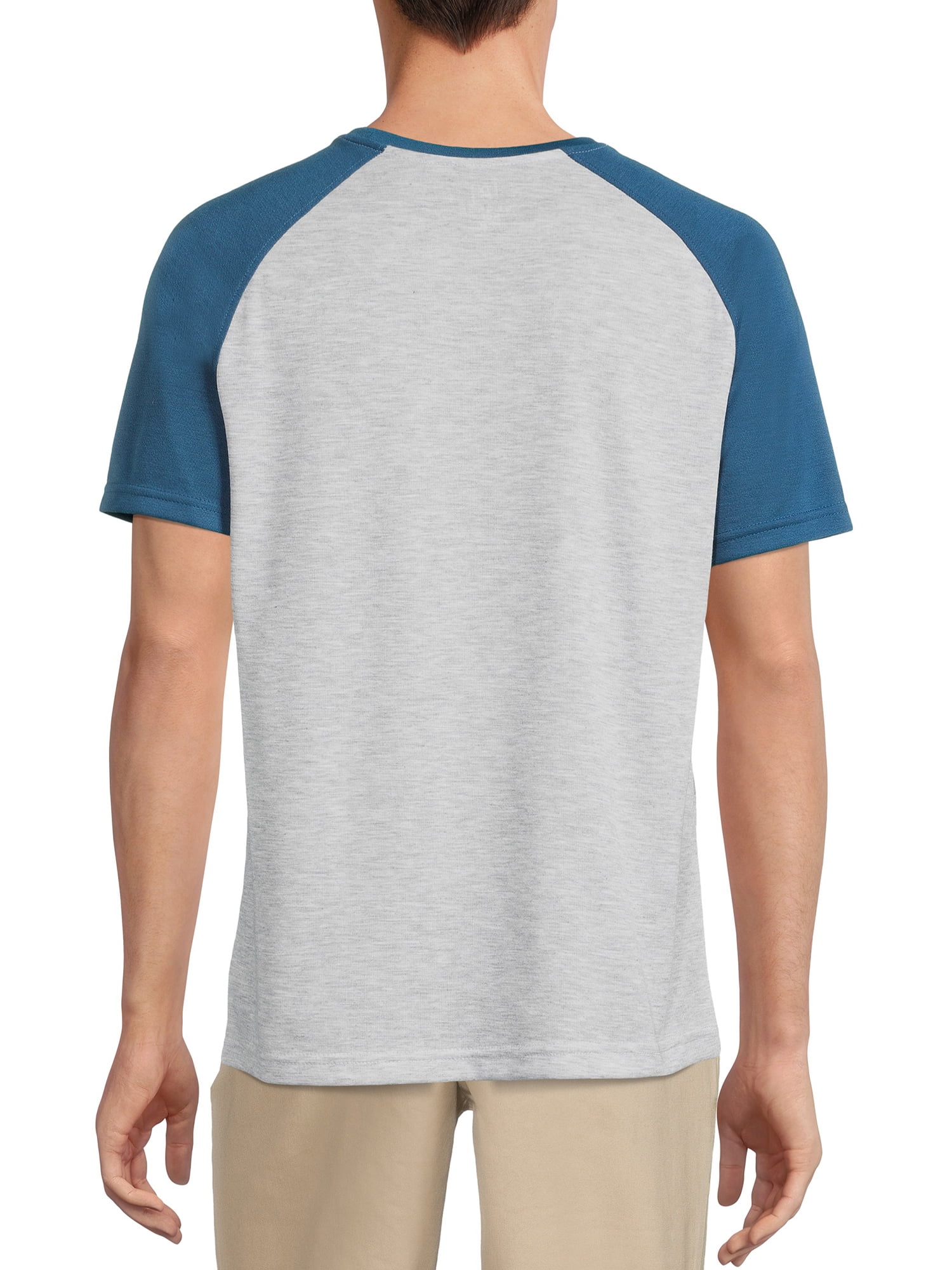 George Men's Raglan Tee with Short Sleeves, 2-Pack