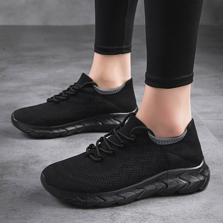 Generic Women Sneakers Fashion Platform Lace Up Casual Sports Shoes  Comfortable Running Ladies Vulcanized Shoes Female Footwear(#White)