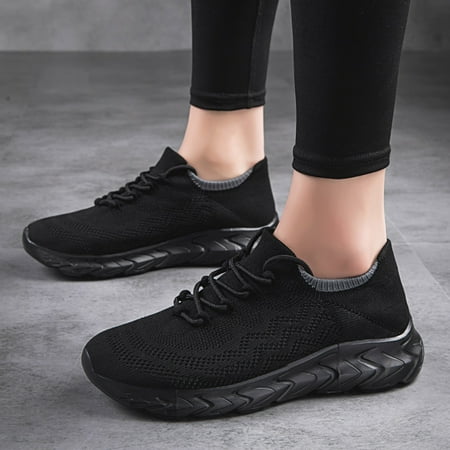 

KaLI_store Womens Fall Shoes Walking Shoes for Women Arch Support Slip On Sneakers Breathable Comfortable